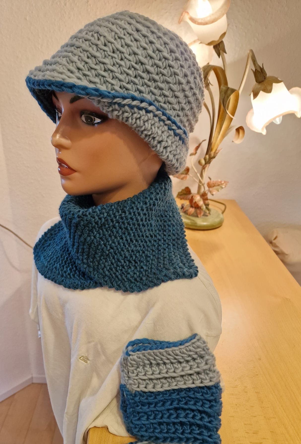 Strickset Schachenmayr Schurwolle – Zweifarbmuster